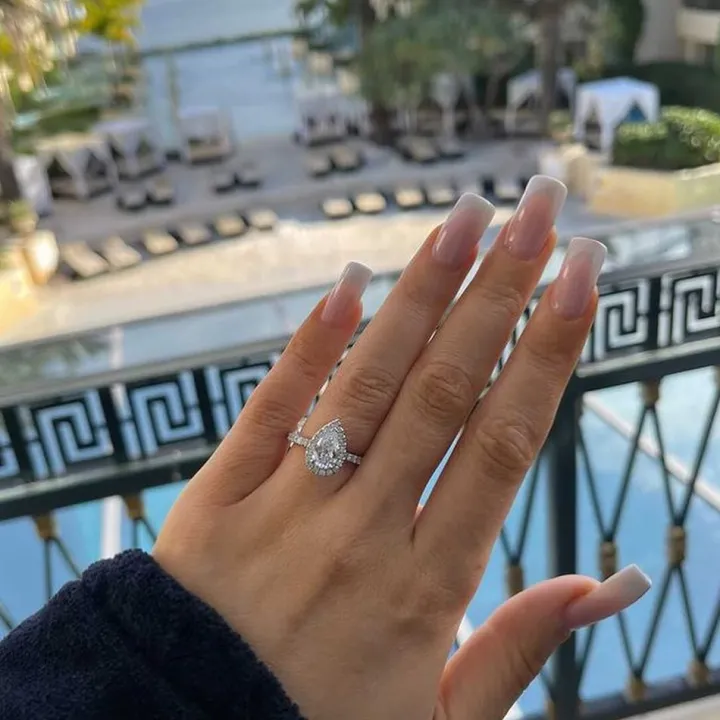 Royal Tear Lab Grown Engagement Ring