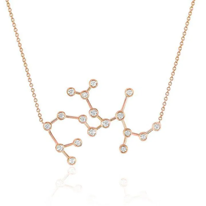 Sagittarius Diamond Constellation Necklace