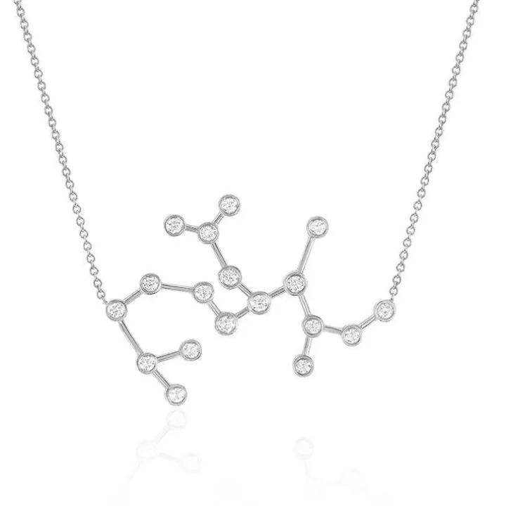 Sagittarius Diamond Constellation Necklace