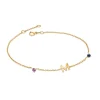 Sapphire Birthstone Initial Bracelet