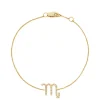 Scorpio Diamond Zodiac Bracelet
