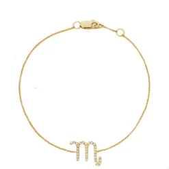Scorpio Diamond Zodiac Bracelet