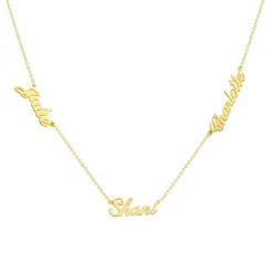 Script Multi-Name Necklace