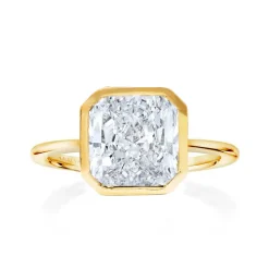 Selene Square Radiant Bezel Lab Grown Engagement Ring