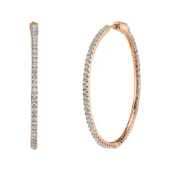 Sienna Diamond Hoops