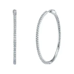 Sienna Diamond Hoops