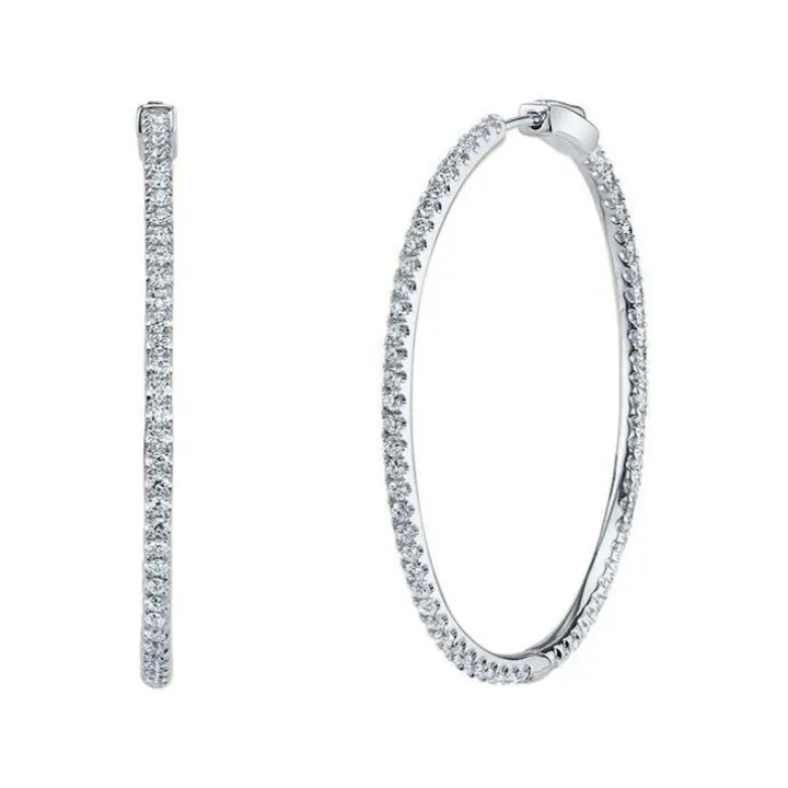 Sienna Diamond Hoops