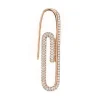 Single Diamond Clip Earring