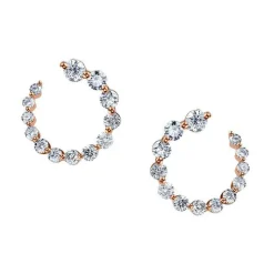 Small Frankie Diamond Hoops
