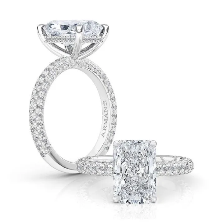 Snow White Engagement Ring