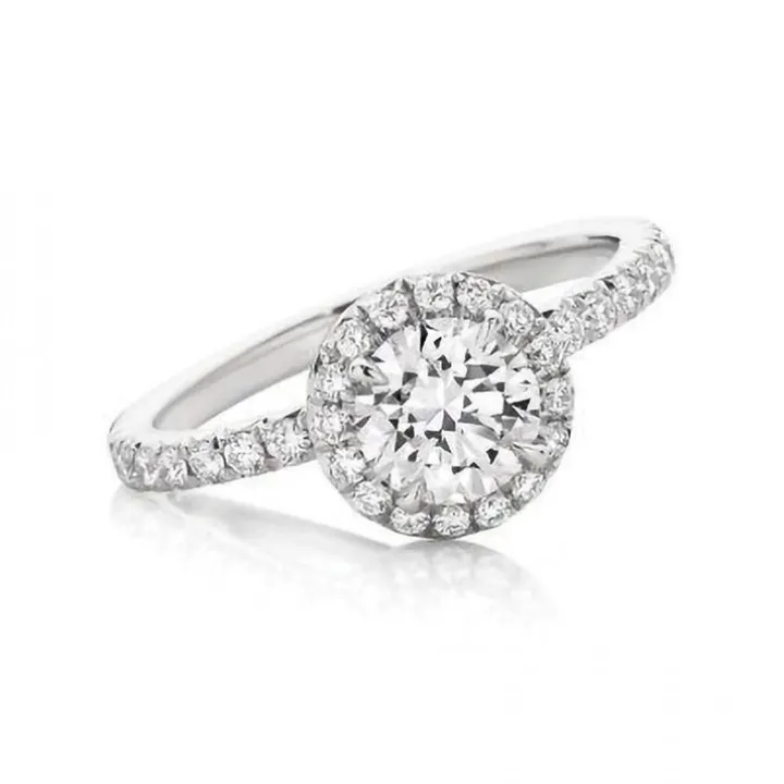 Solest Halo Engagement Ring