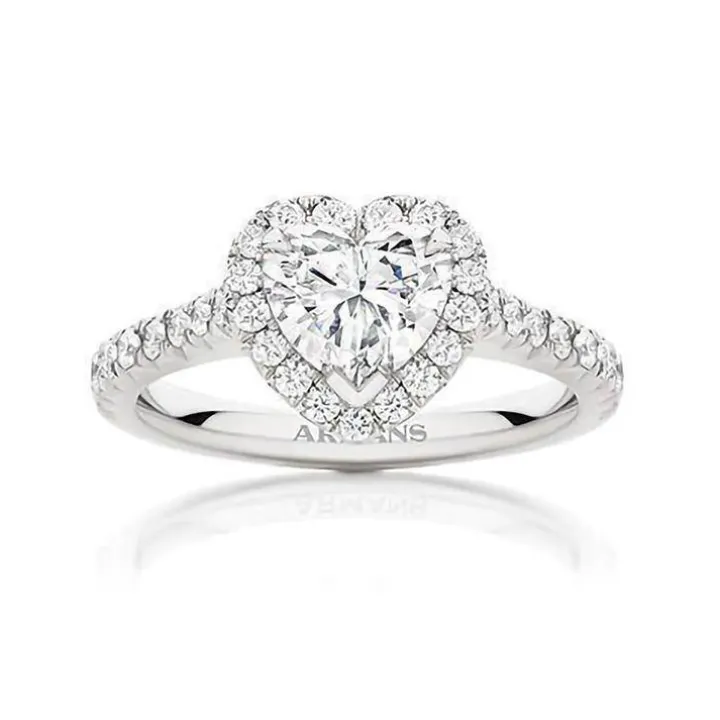 Solest Heart Engagement Ring