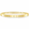 Solid Gold Fluted Bangle