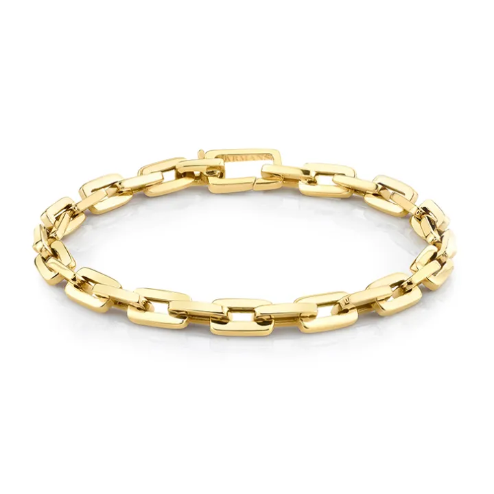 Solid Gold Link Bracelet