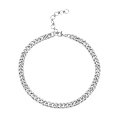 Solid Gold Link Necklace