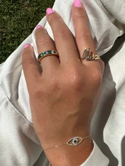 Solid Gold Name Ring