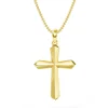 Solid Gold Roman Cross Necklace
