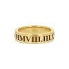 Solid Gold Roman Numeral Ring