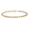 Solid Gold Rope Bracelet