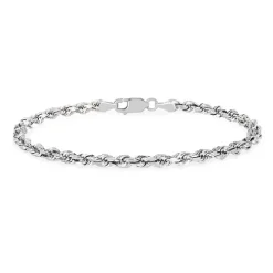 Solid Gold Rope Bracelet