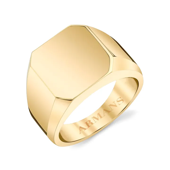 Solid Gold Signet Ring