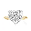 Solitaire Heart Engagement Ring