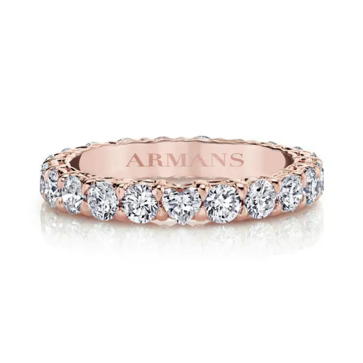 Sophia Heart Diamond Eternity Band