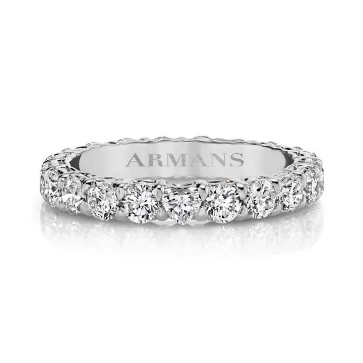 Sophia Heart Diamond Eternity Band