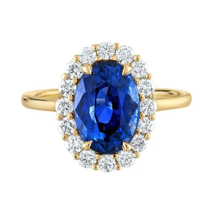 Sorrento Lab Grown Sapphire Engagement Ring