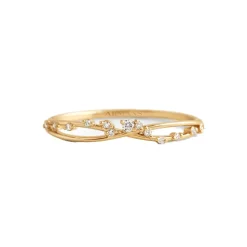Spaced Diamond Infinity Ring