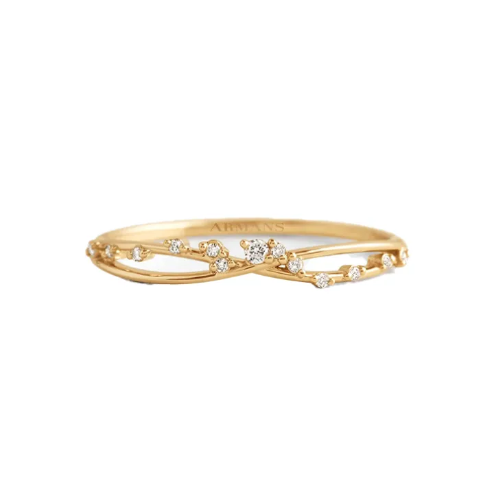 Spaced Lab Grown Diamond Infinity Ring