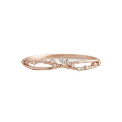Spaced Lab Grown Diamond Infinity Ring