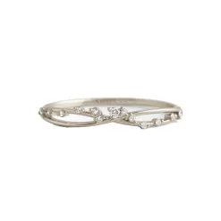 Spaced Lab Grown Diamond Infinity Ring