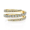 Spiral Diamond Ring