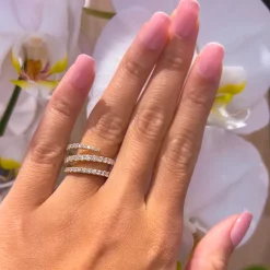 Spiral Diamond Ring