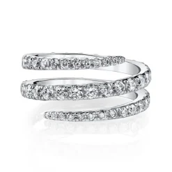 Spiral Diamond Ring