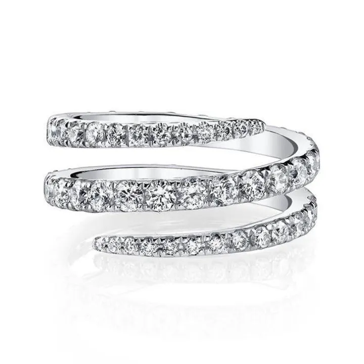 Spiral Diamond Ring