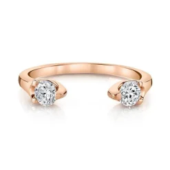 Split Round Diamond Ring