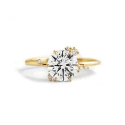 Starry Night Diamond Engagement Ring