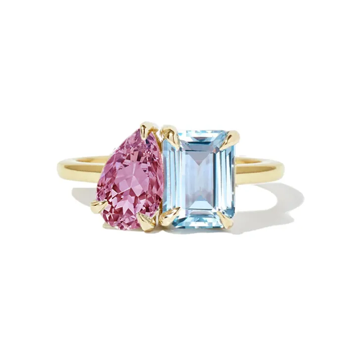 Summer Two Stone Engagement Ring