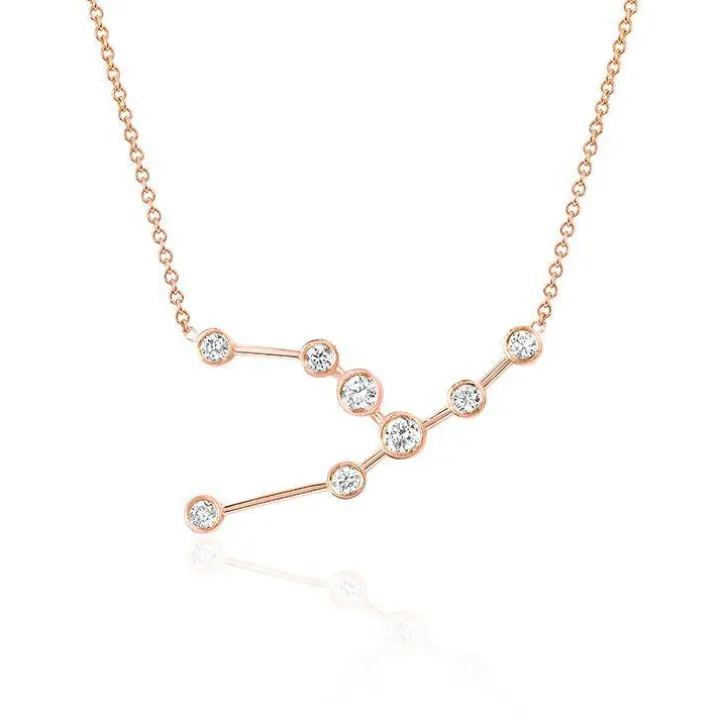 Taurus Diamond Constellation Necklace