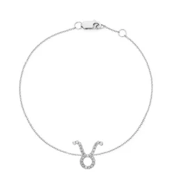 Taurus Diamond Zodiac Bracelet