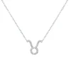 Taurus Diamond Zodiac Necklace