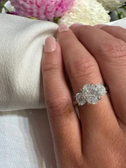 The Monique Lab Grown Engagement Ring