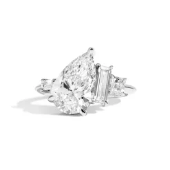 The Pear Quartet Ring