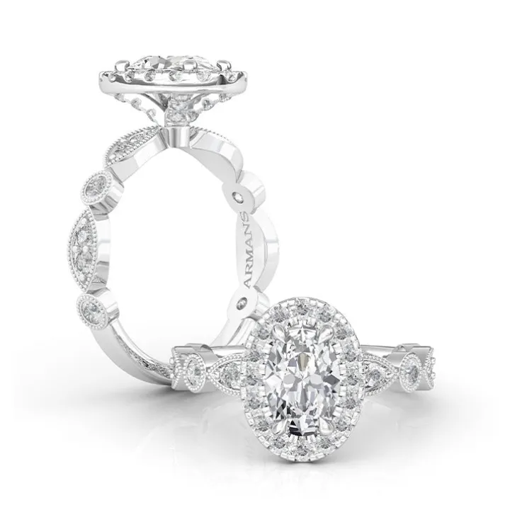 The Queen Oval Engagement Ring