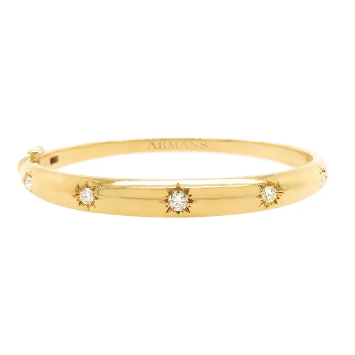 The Stellar Diamond Bangle