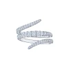 Three Tier Diamond Wrap Ring