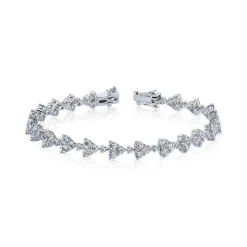 Trio Cluster Diamond Bracelet