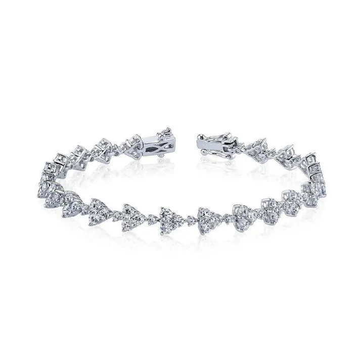 Trio Cluster Diamond Bracelet